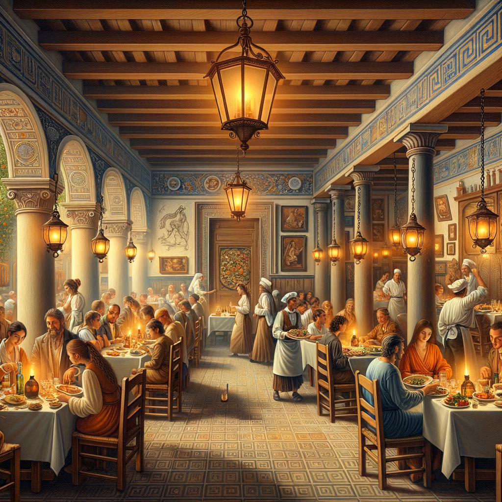 Charming Greek taverna serving authentic cuisine.