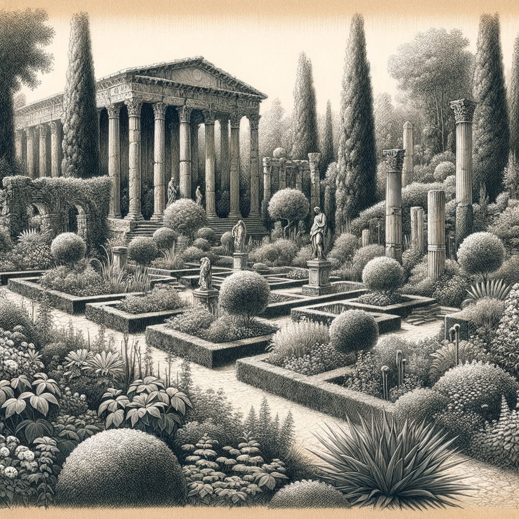 Lush Athens gardens blend nature and history.